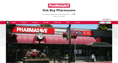 Desktop Screenshot of oakbaypharmasave.com